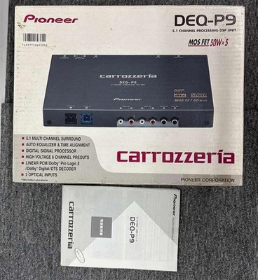 JUNK Pioneer carrozzeria DEQ-P9 w/ Box Cable Used Japan For Parts