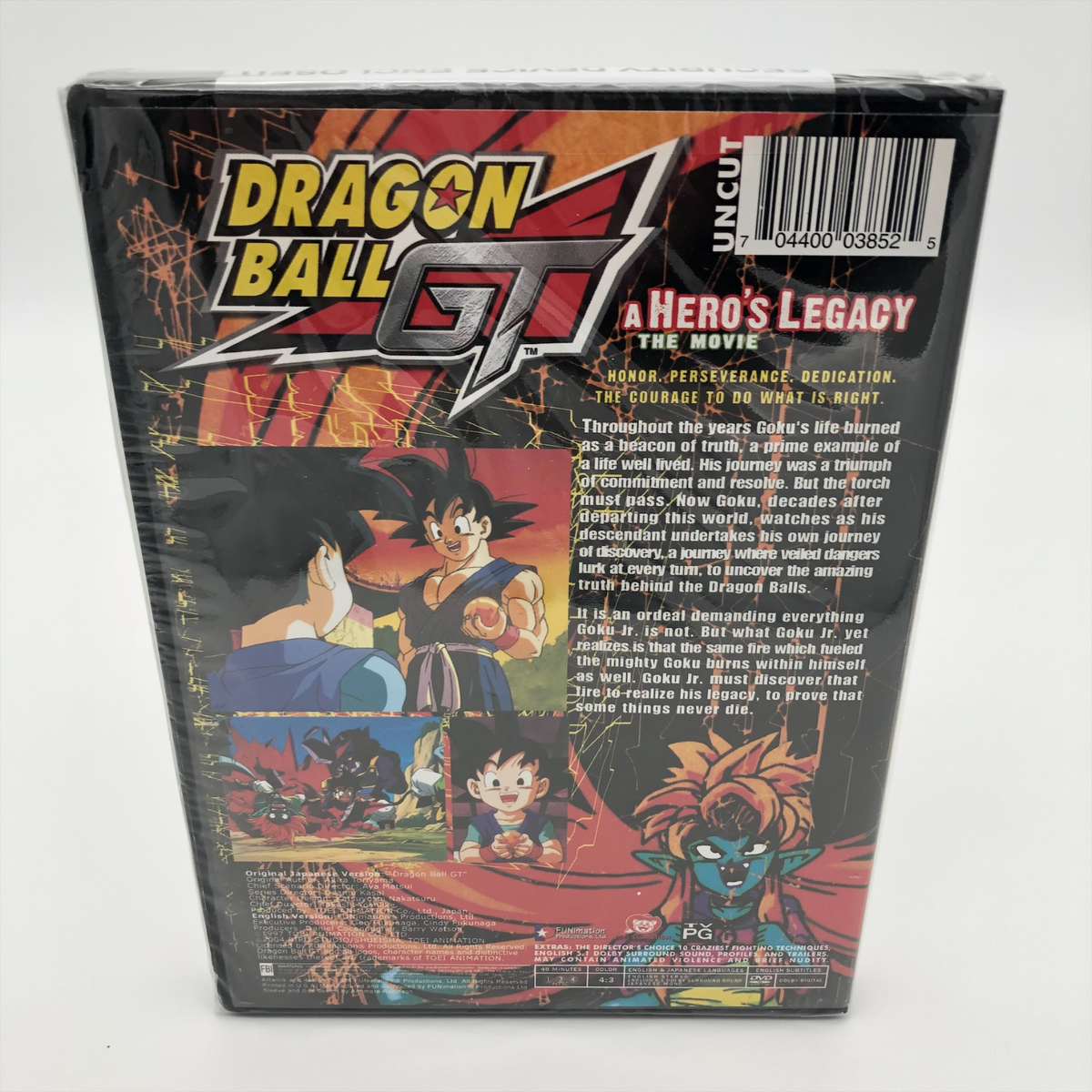 Dragon Ball GT: The Movie - A Heros Legacy (DVD, 2004, Uncut