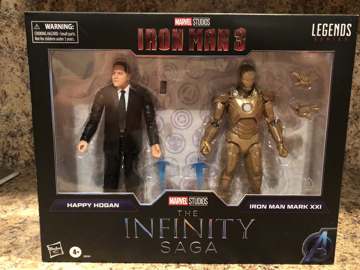 Marvel Legends Happy Hogan and Iron Man XXI - The Infinity Saga