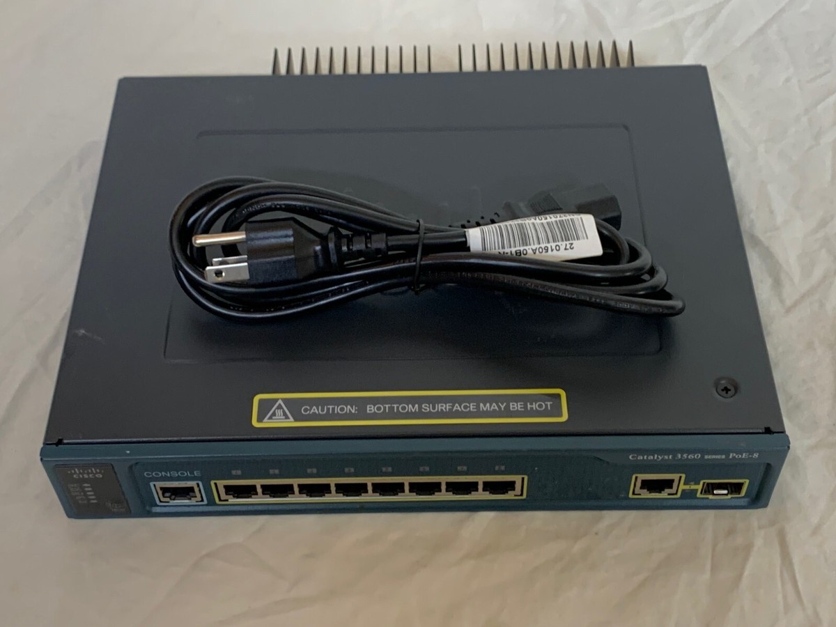 Cisco Catalyst 3560 Series PoE-8 WS-C3560-8PC-S V01,2,and 3 | eBay