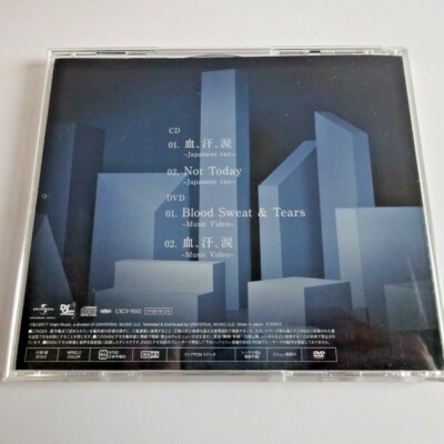 BTS Blood Sweat & Tears CD+DVD Japan Limited Edition A