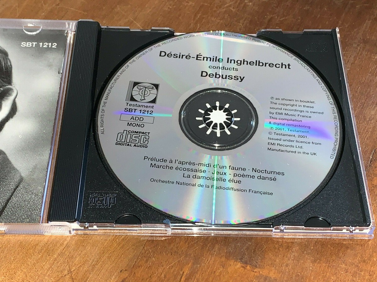 DESIRE-EMILE INGHELBRECHT conducts Debussy TESTAMENT CD SBT 1212