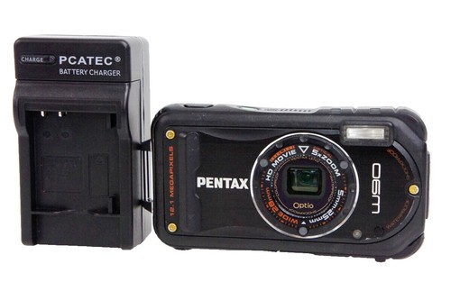 Pentax Optio W20 Waterproof Camera Digital 7 Megapixel Silver w