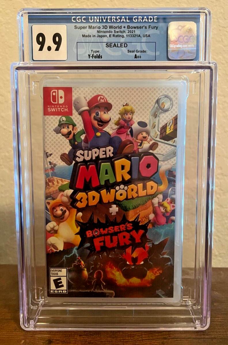 Super Mario 3D World + Bowser's Fury - Nintendo Switch - CGC 9.9 A