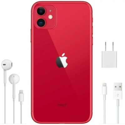 Apple iPhone 11 (PRODUCT)RED - 64GB (Unlocked) A2111 (CDMA + GSM