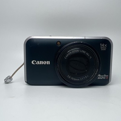 Canon PowerShot SX210 IS 14.1MP Digital Camera, Works But No Flash