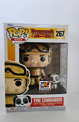 Funko Pop! Asia Firefighter #267 Fireman Commander w/ Dog FanX