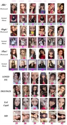 IVE - IVE SECRET Official Original book/DigiPack /Cupid /MD