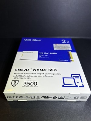 WD Blue SN570 2TB NVMe M.2 2280 Internal Solid State Drive