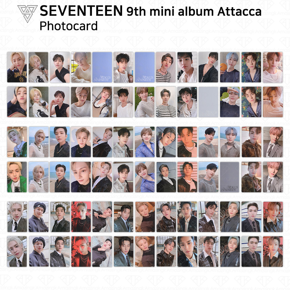 SEVENTEEN 9th Mini Album Attacca Official Photocard Photo Card