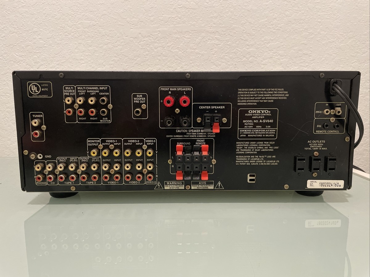 ONKYO A-SV640 Amplifier | eBay