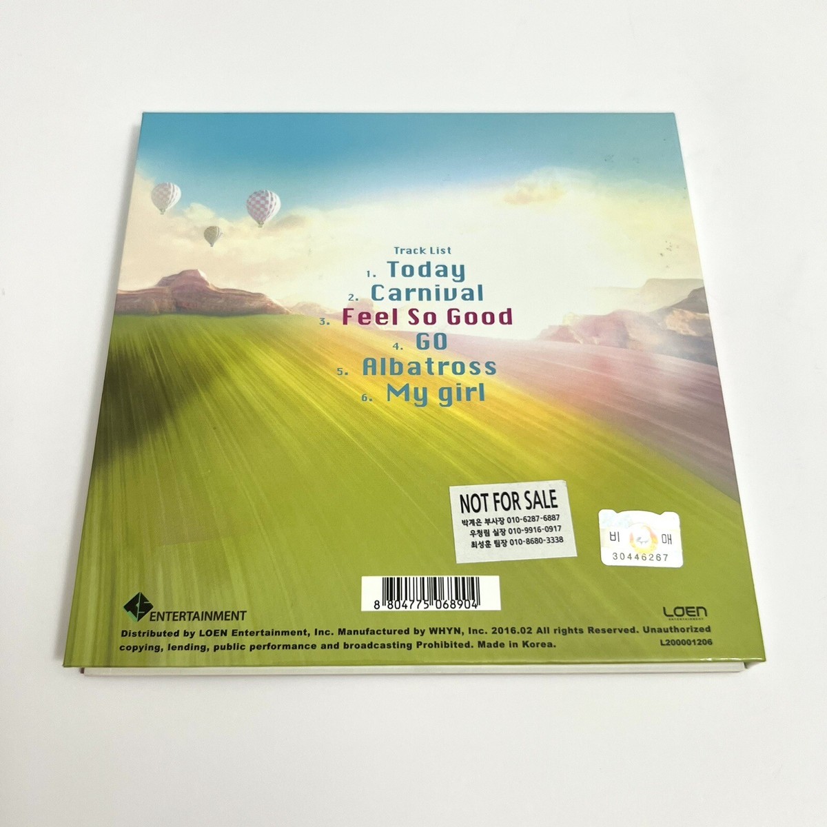 BAP SIGNED CARNIVAL ALBUM AUTOGRAPHED CD YONGGUK ZELO JONGUP