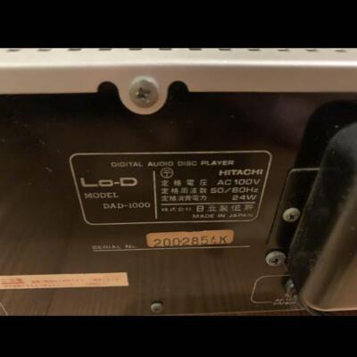 Lo-D HITACHI DAD-1000 CD player | eBay
