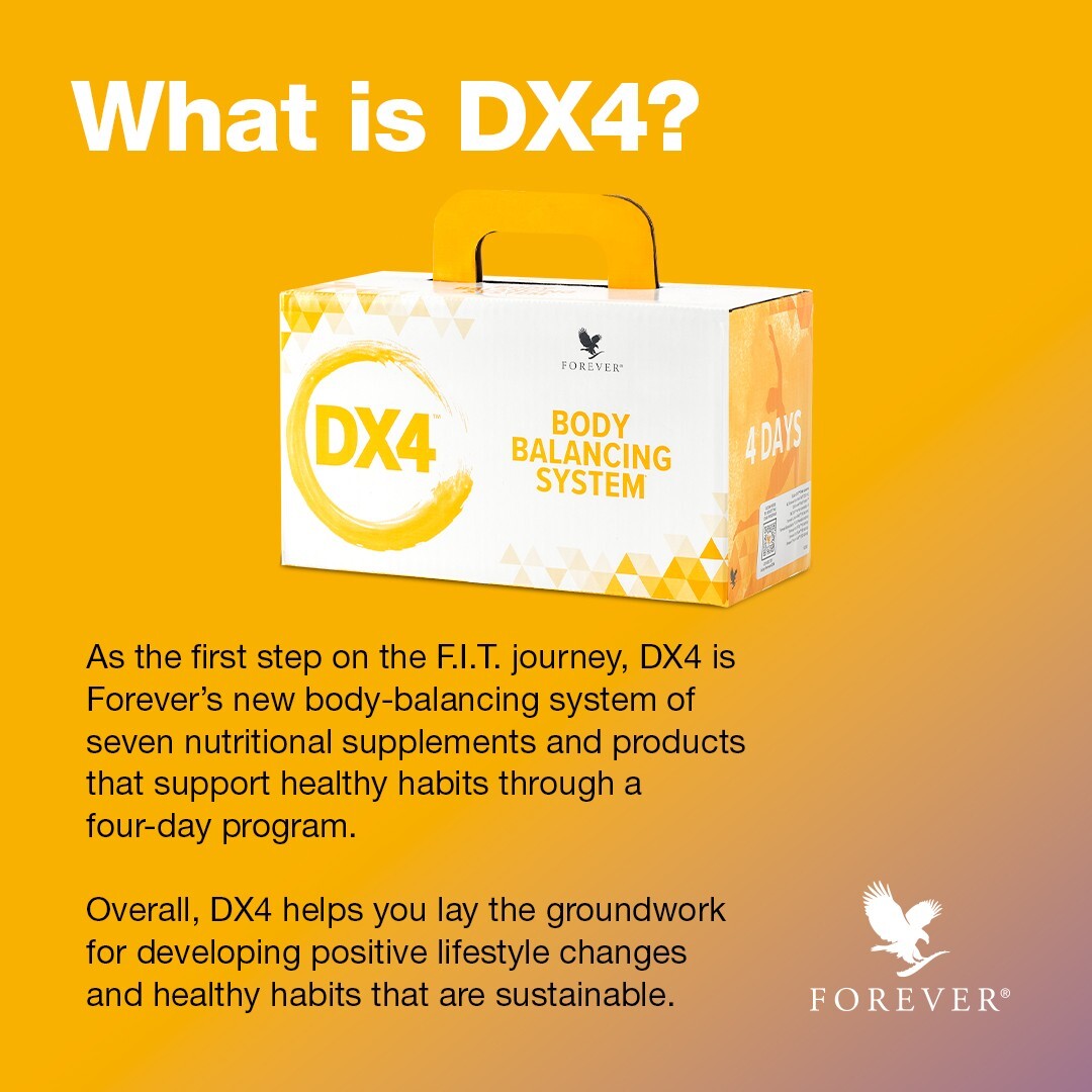 Forever Living DX4™Body Balancing System Reset Mind/Body 4-day