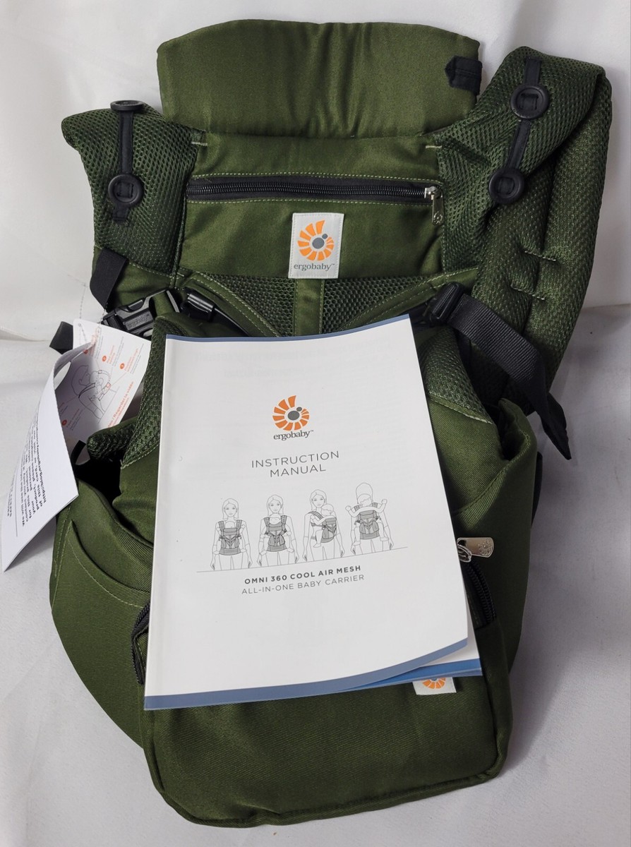 Ergobaby Omni 360 All-in-One Baby Carrier - Khaki Green, 7-45lbs