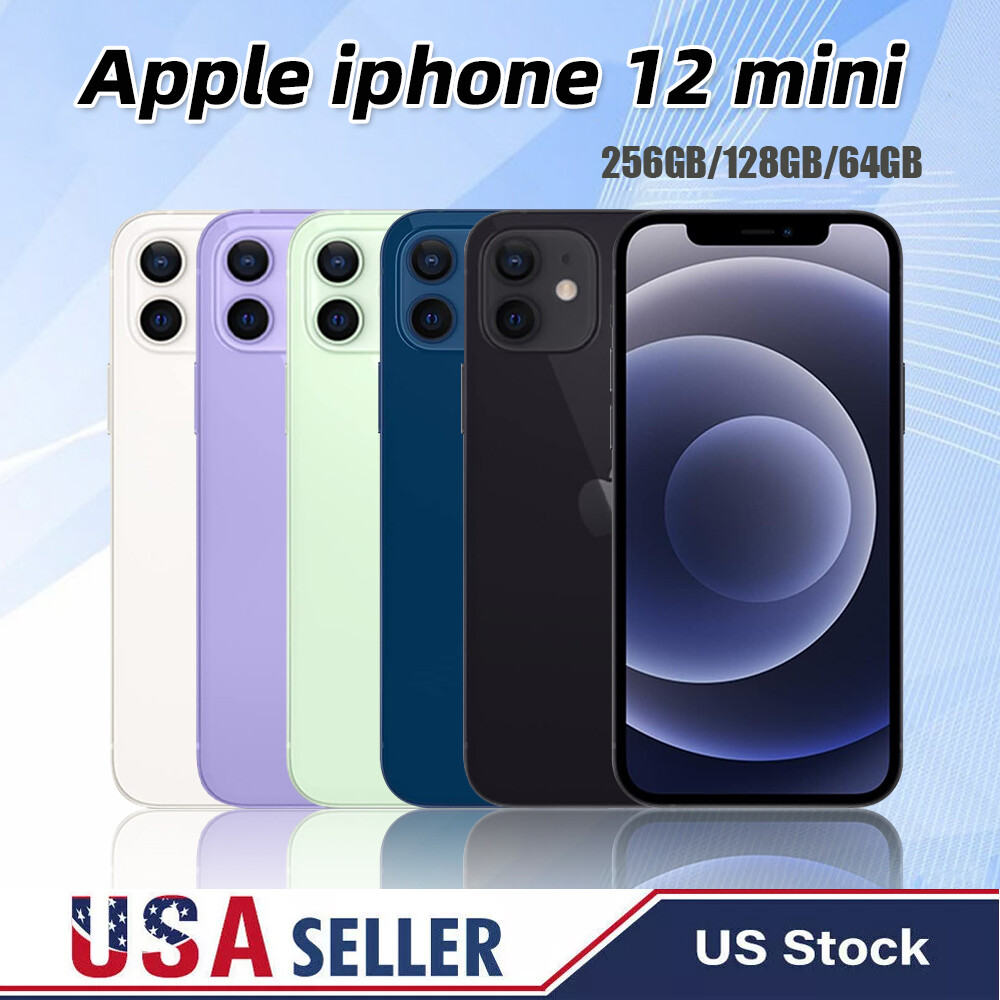 New Apple iPhone 12 Mini 64GB 128GB A2176 Factory Unlocked All