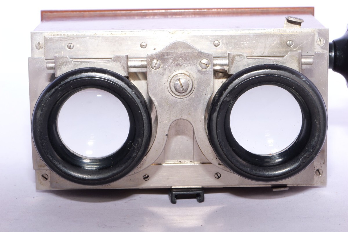 ANTIQUE Jules RICHARD VERASCOPE 45x107mm STEREOSCOPE Stereo VIEWER