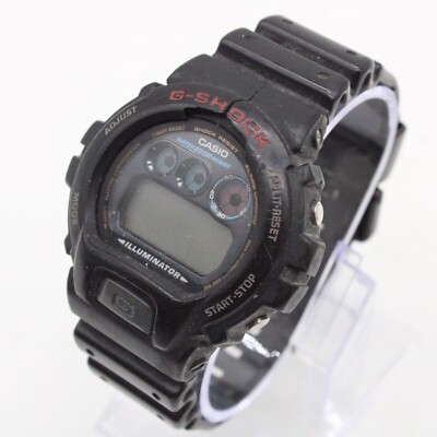 CASIO G-Shock Watch Mens Black Tone 3230 DW-6900 Illuminator