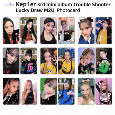 Kep1er 3rd Mini Album Troubleshooter Lucky Draw PVC Photocard M2U