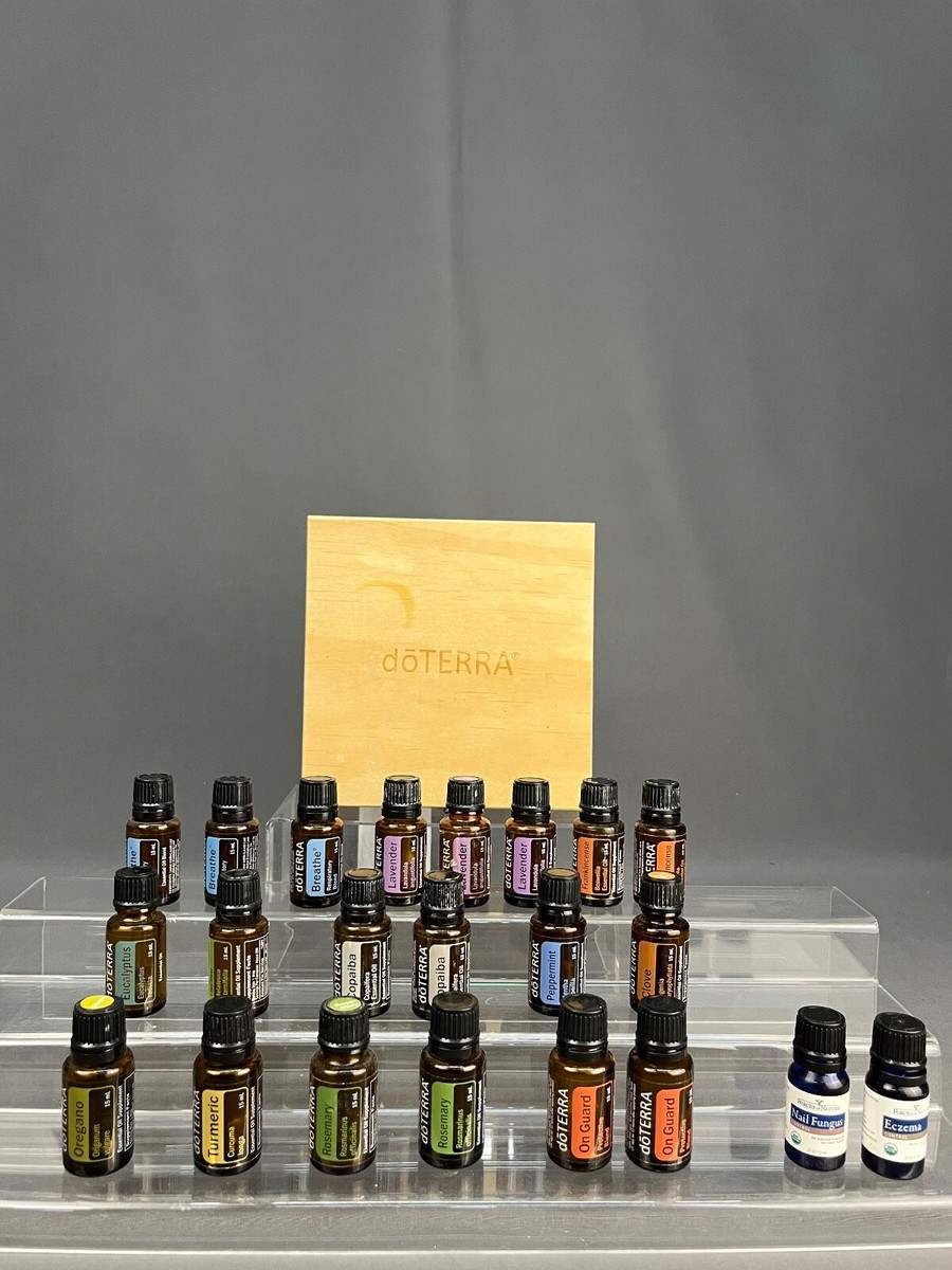 大幅値下げしましたdōTERRA 開封済み オイル25本➕木箱付き 大幅値下げ