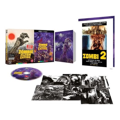 Zombie Flesh Eaters 4K UHD Blu-ray Arrow Video OOP Limited Arte