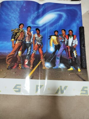 JACKSONS VICTORY 1984 Japan Original Promo Poster A1 23x33in