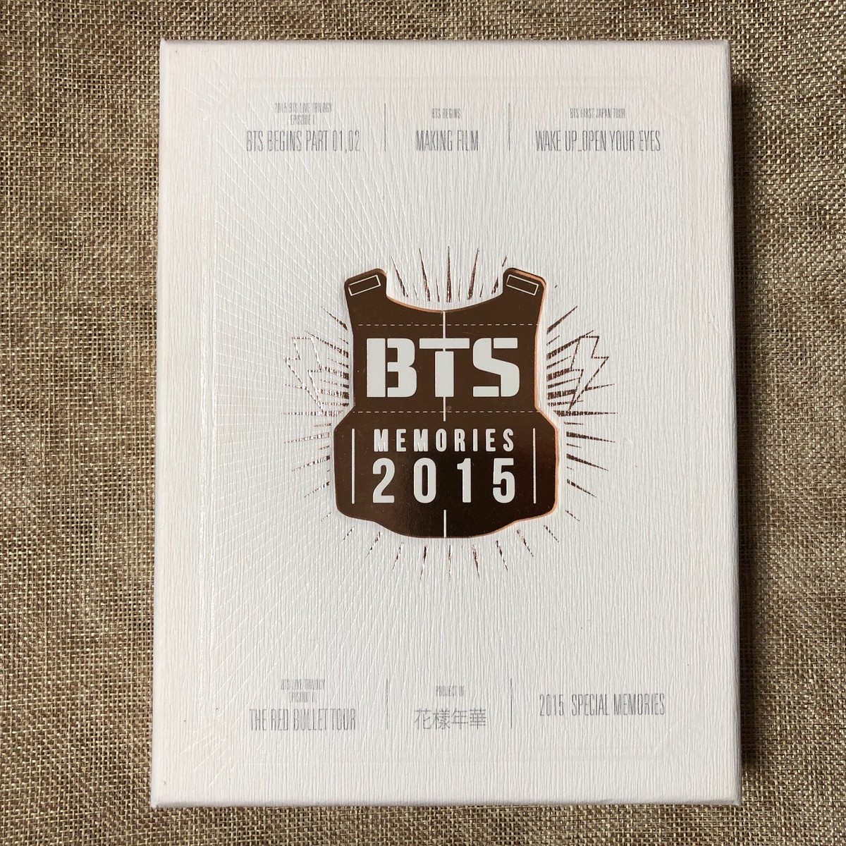 BTS [ Memories of 2015 ] Official DVD Region 1,3,4,5,6 + Photobook
