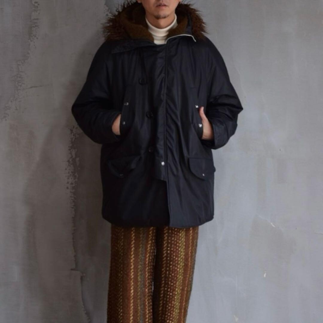 OUR LEGACY SNORKLE PARKA JACKET BLACK WAX SIZE 46 BLACK FULL ZIP