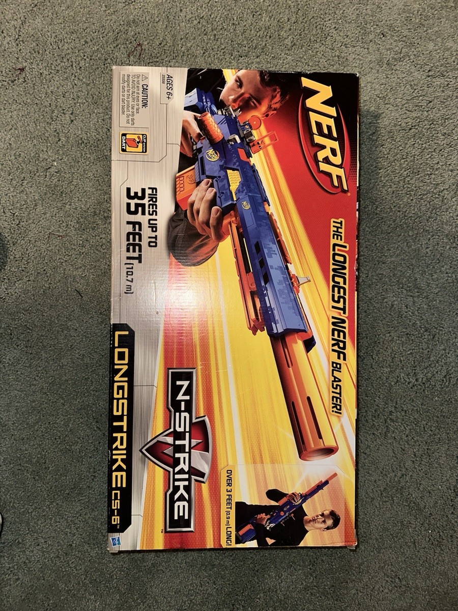 NERF N-Strike CS-6 Longstrike Dart Blaster (25558) for sale online