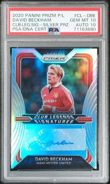 David Beckham ベッカム Panini Prizm AUTO David Beckham ベッカム