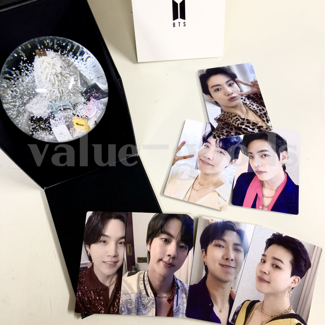 BTS MERCH BOX #10 OFFICIAL Photocard Snow Ball RM JIN SUGA J-HOPE