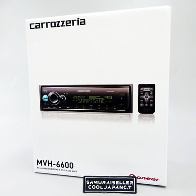 Pioneer Carrozzeria MVH-6600 1DIN USB/Bluetooth Car Audio Japan