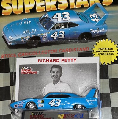1991 RACING SUPERSTARS RICHARD PETTY #43 STOCK CAR & COLLECTOR