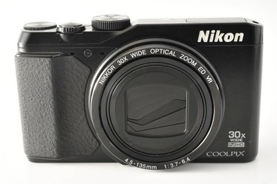 Near Mint-Nikon COOLPIX S9900 Black Compact Digital Camera English