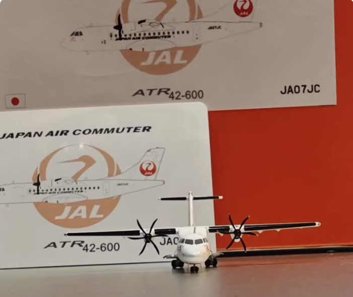 1:400 JC Wings Japan Air Commuter ATR 42-600 JA07JC Diecast