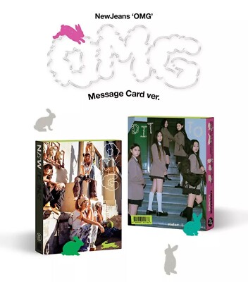Newjeans OMG ( Ditto ) Message Card VER. Album 6EA SET | eBay