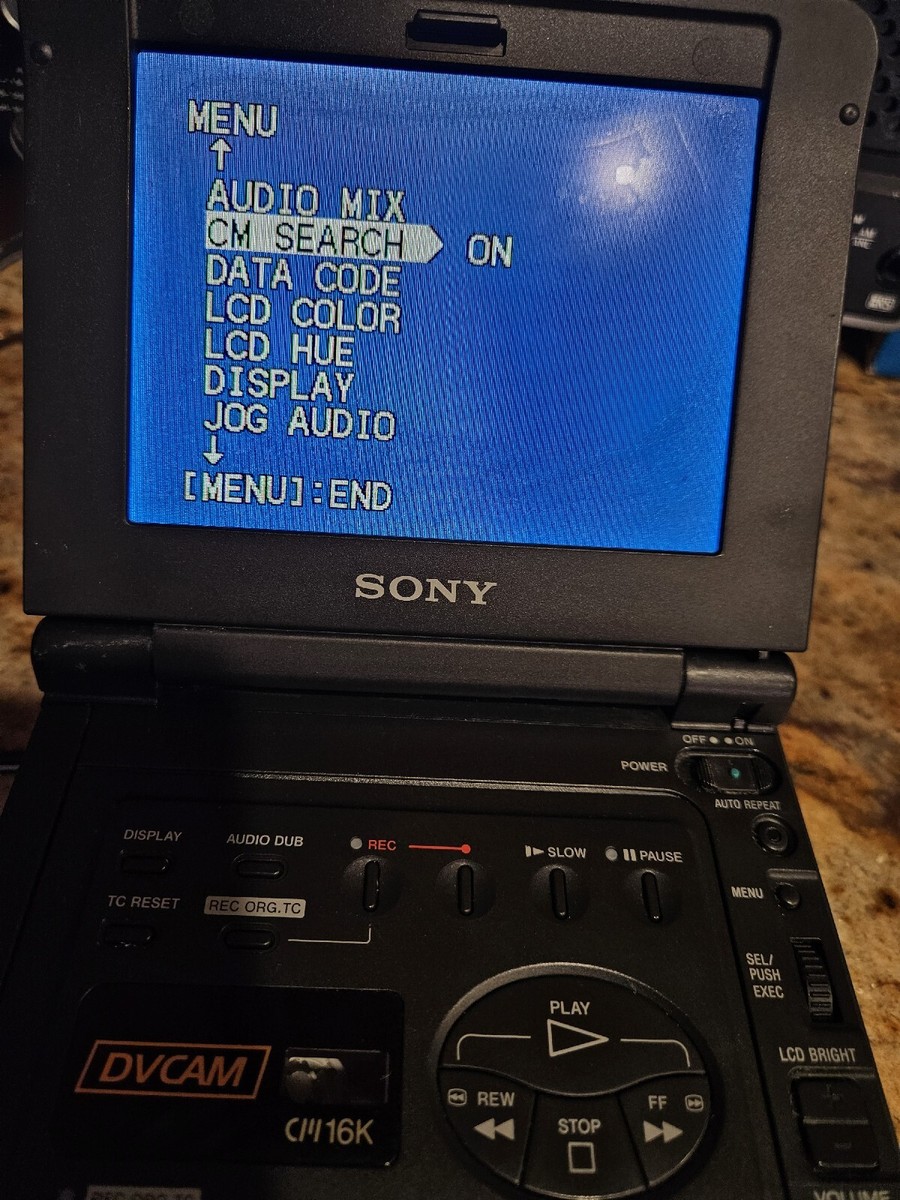 SONY DSR-V10 MINI DV VIDEO WALKMAN TV VCR MONITOR FOR PARTS/repair