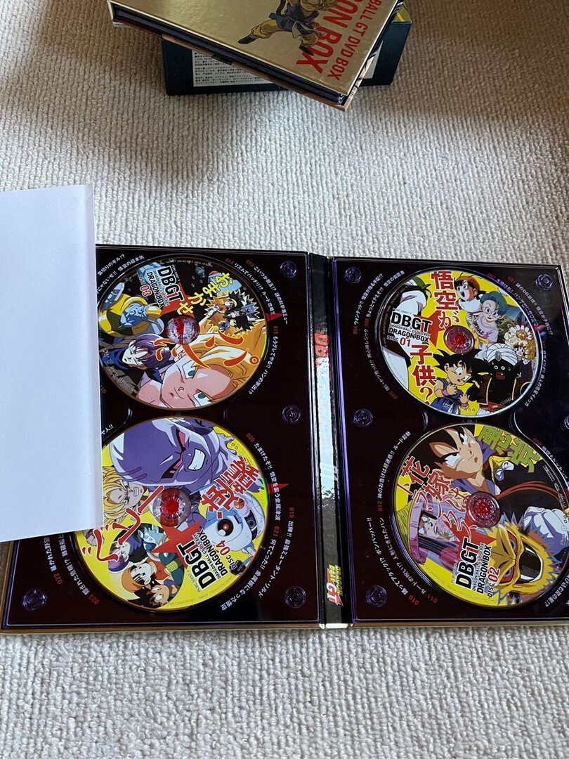DRAGON BALL GT DRAGON BOX DBGT DVD BOX w/Dragon Rader & Anime Book