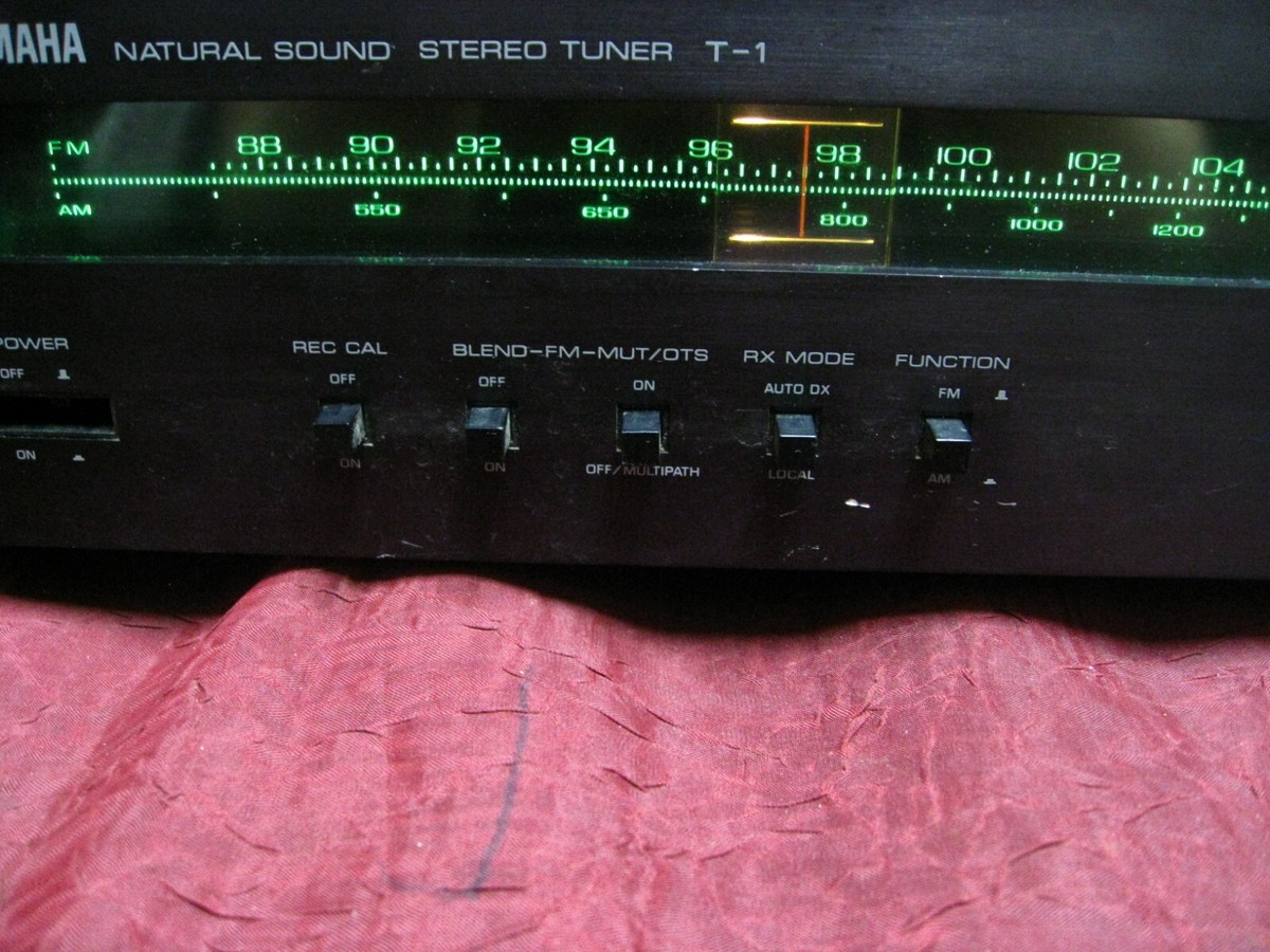 Yamaha T-1 Natural Sound AM FM Tuner Receiver Working Made in