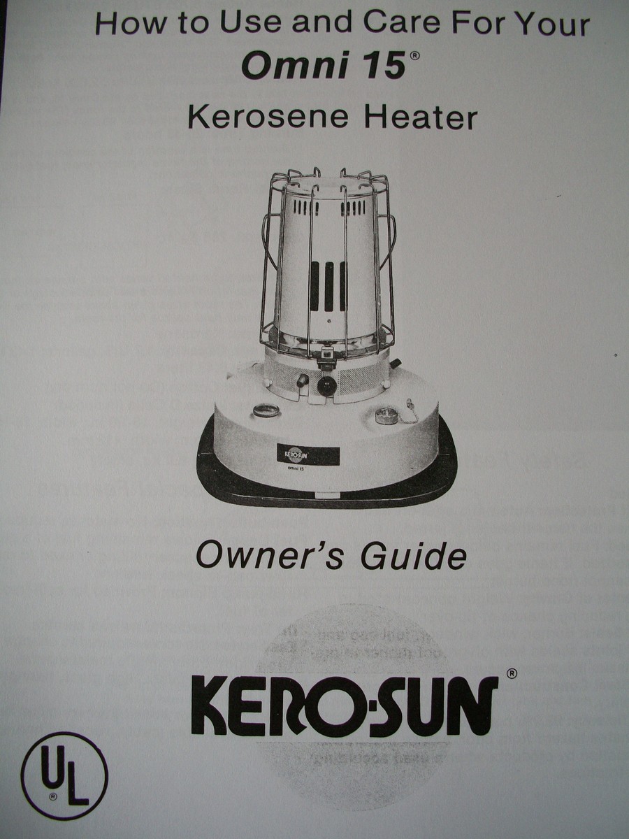 KERO-SUN -Toyostove, Toyotomi, Omni 15 Owners/Parts Manual | eBay