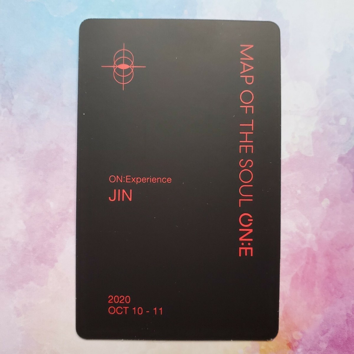 BTS MAP OF THE SOUL ONE DVD MOS ONE Blu-ray Photo Card Hologram