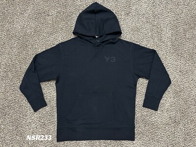 Y-3 YOHJI YAMAMOTO ADIDAS CLASSIC OVERSIZED HOODIE BLACK GV4198