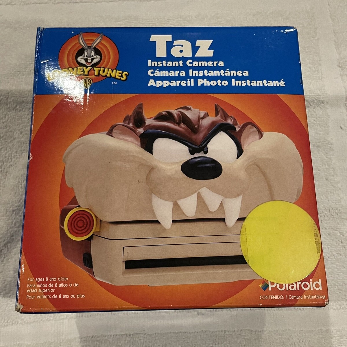 Vintage Polaroid 600 TAZ Tasmanian Devil Looney Tunes Instant