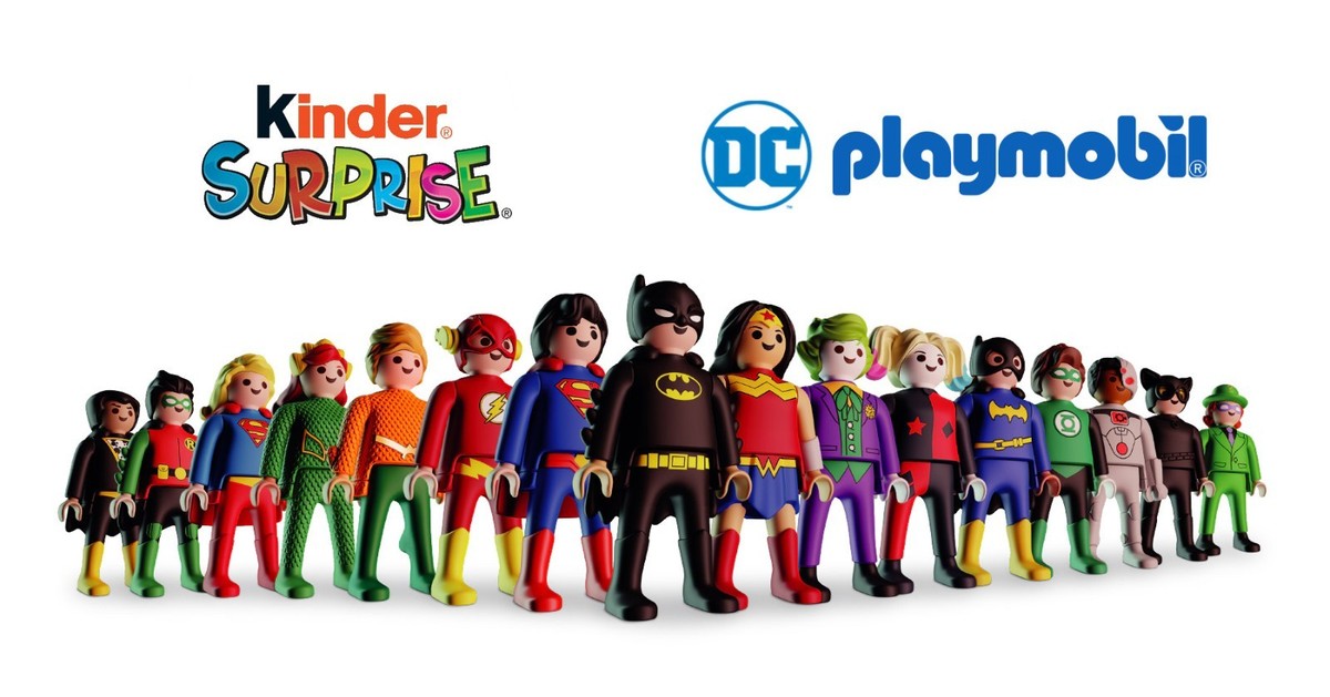 Kinder Surprise Minifigures x DC Playmobil (2025) - Choose your DC