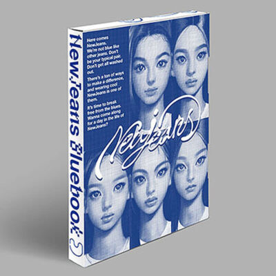 NEWJEANS NEW JEANS 1st EP Album BLUE BOOK RANDOM CD+2Book+6Photo