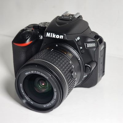 Nikon D5600 DSLR Camera with 18-55mm 1576 - 3 Lens Battery Top