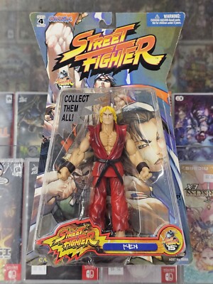 New Jazwares Street Fighter 15th Anniversary Ken 6” Action Figure