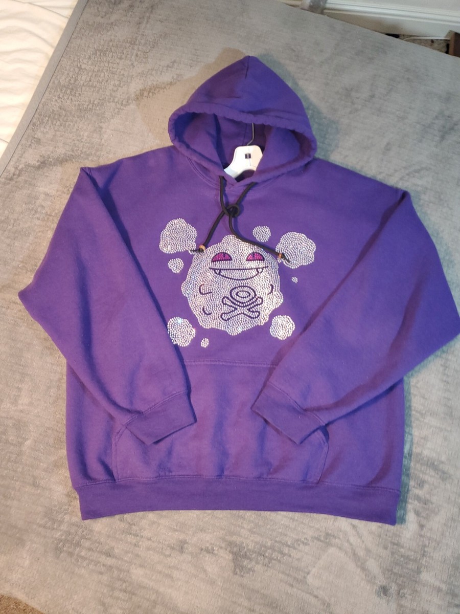 Purple Pokemon Hoodie Made With Swarovski Rhinestones | eBay
