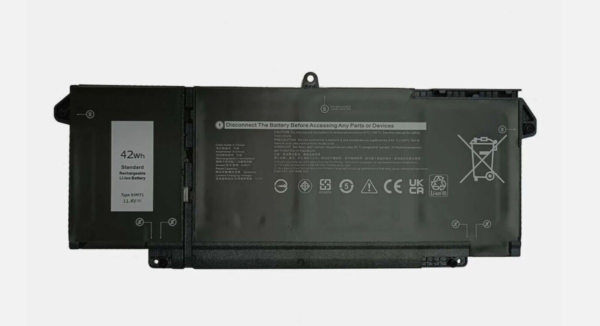 42Wh 11.4V Battery for Dell Latitude 5320 7320 7420 7520 9JM71