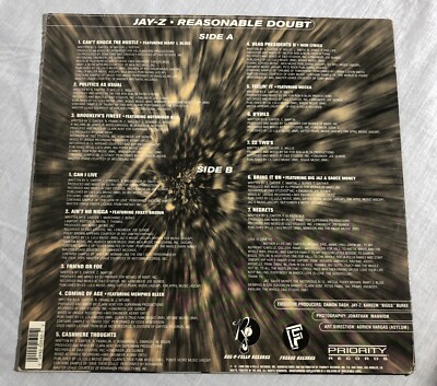 Jay-Z Reasonable Doubt - 2 x vinyl album | eBay
